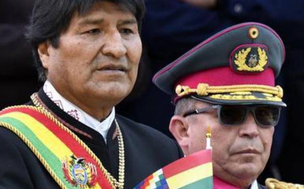 Evo Morales e General Williams Kaliman