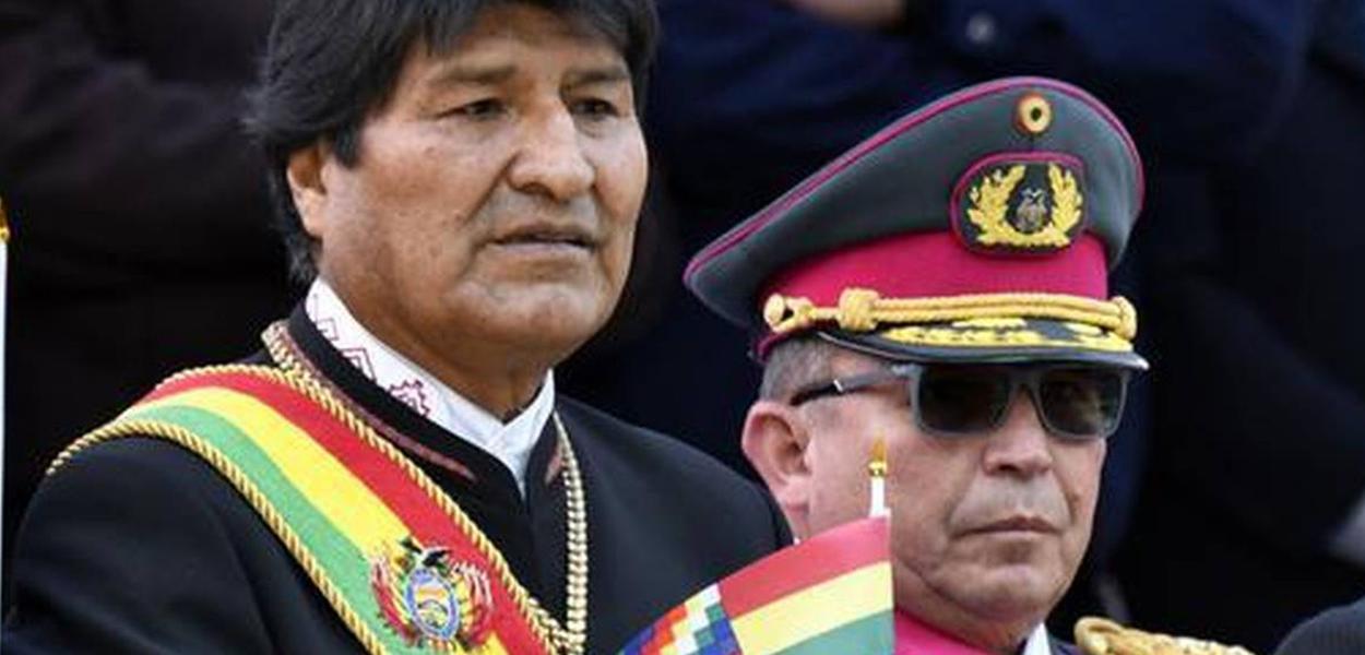 Evo Morales e General Williams Kaliman