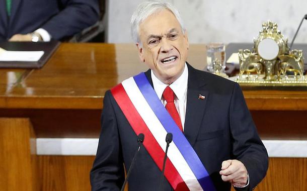 Sebastián Piñera, presidente do Chile, adiou o plebiscito