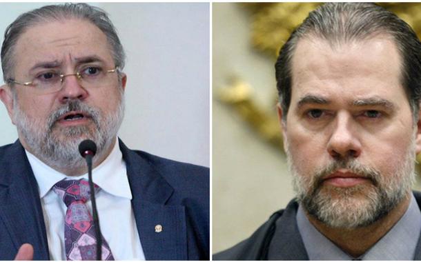 Procurador-geral da República, Augusto Aras, e o ministro do STF Dias Toffoli