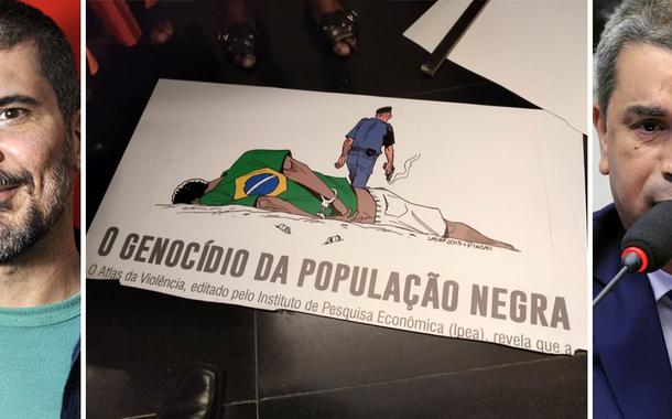 Carlos Latuff, Coronel Tadeu e a charge destruída pelo parlamentar