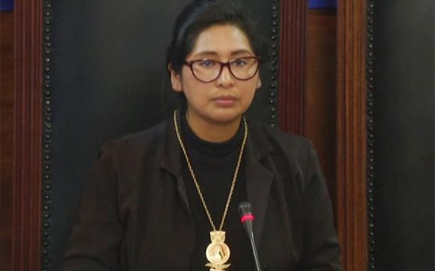 Senadora boliviana Eva Copa