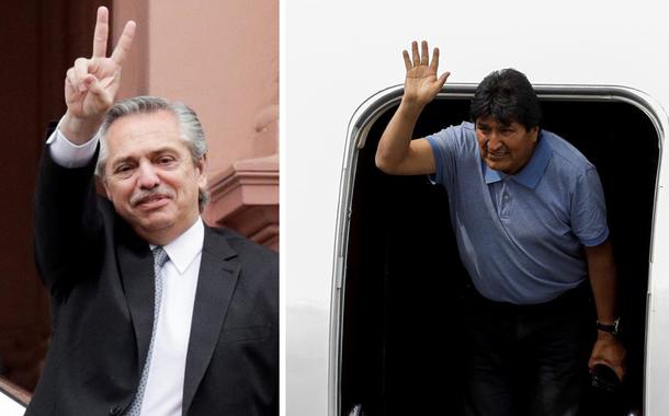 Alberto Fernández e Evo Morales