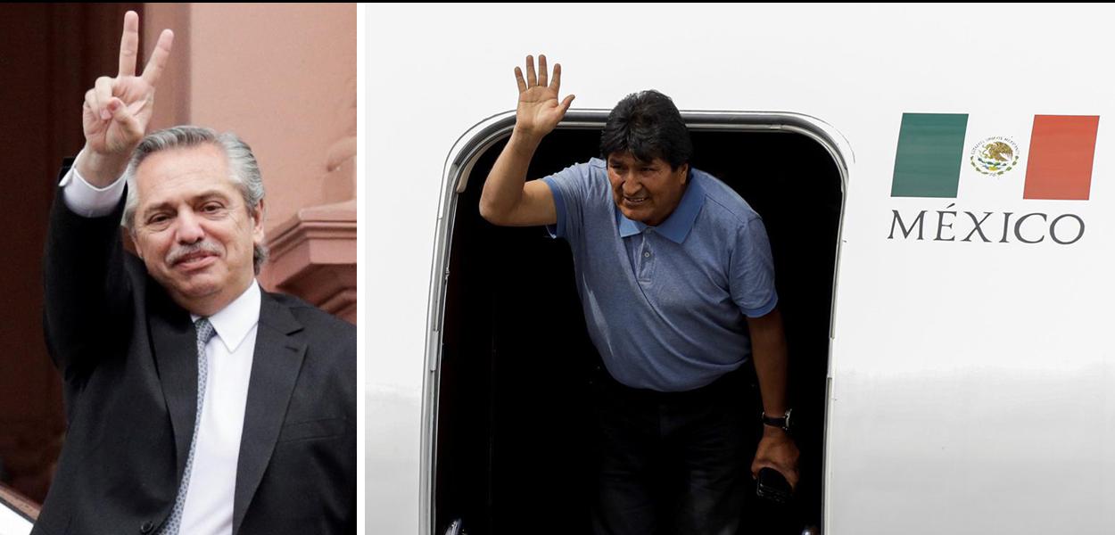 Alberto Fernández e Evo Morales