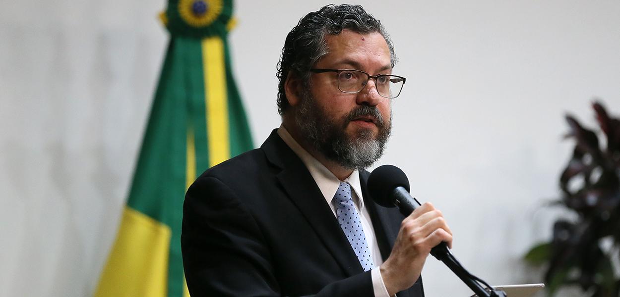 O ministro das Relações Exteriores, Ernesto Araújo