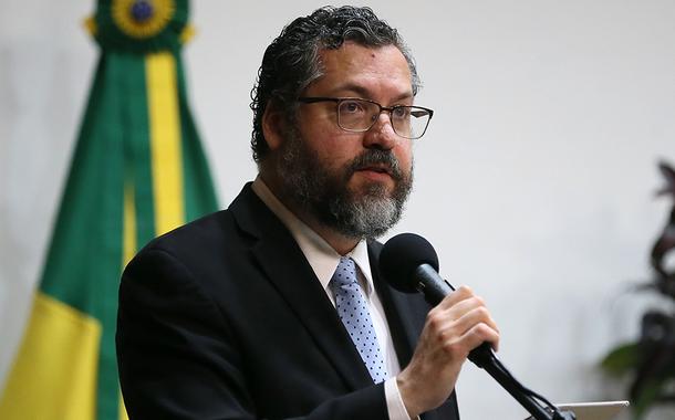 O ministro das Relações Exteriores, Ernesto Araújo