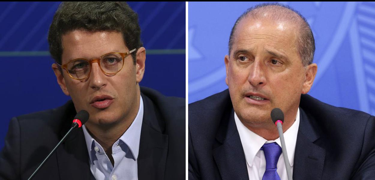 Ricardo Salles e Onyx Lorenzoni