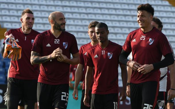 Treino do River Plate em Lima, Peru