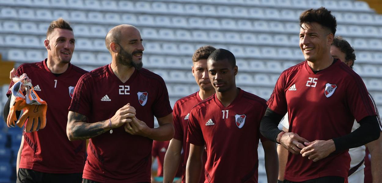 Treino do River Plate em Lima, Peru