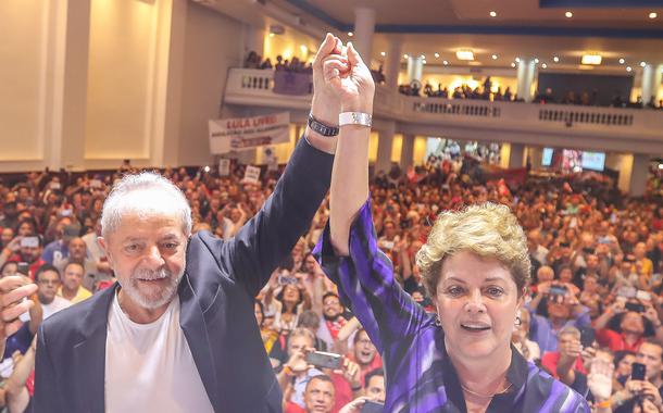 Ex-presidentes Lula e Dilma Rousseff