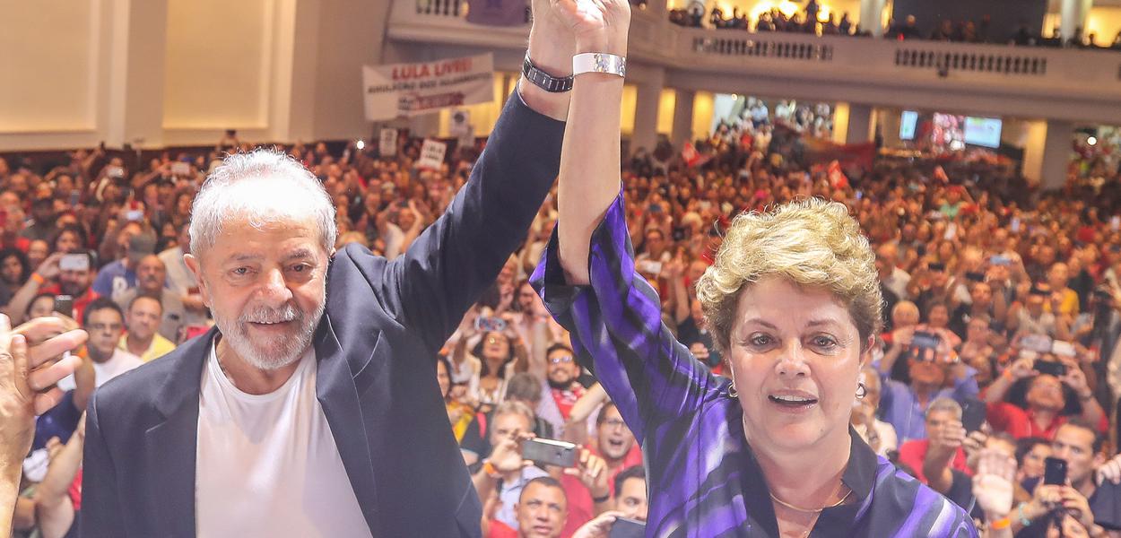 Ex-presidentes Lula e Dilma Rousseff