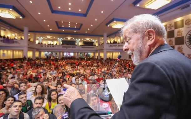 Lula no Congresso Nacional do PT