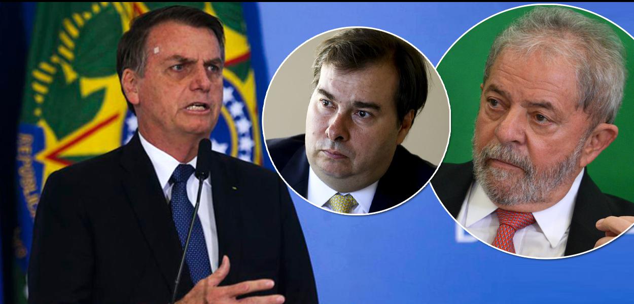 Bolsonaro, Maia e Lula