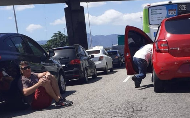 Troca de tiros na Avenida Brasil