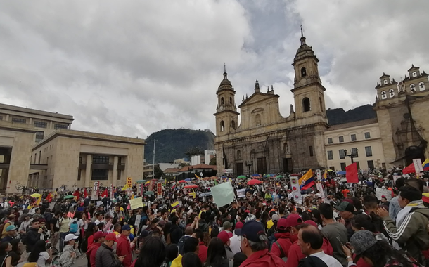 Protestos na Colômbia