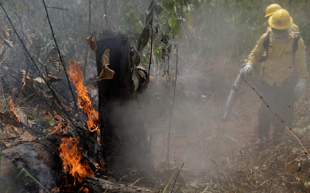 Região amazônica é tomada por incêndios