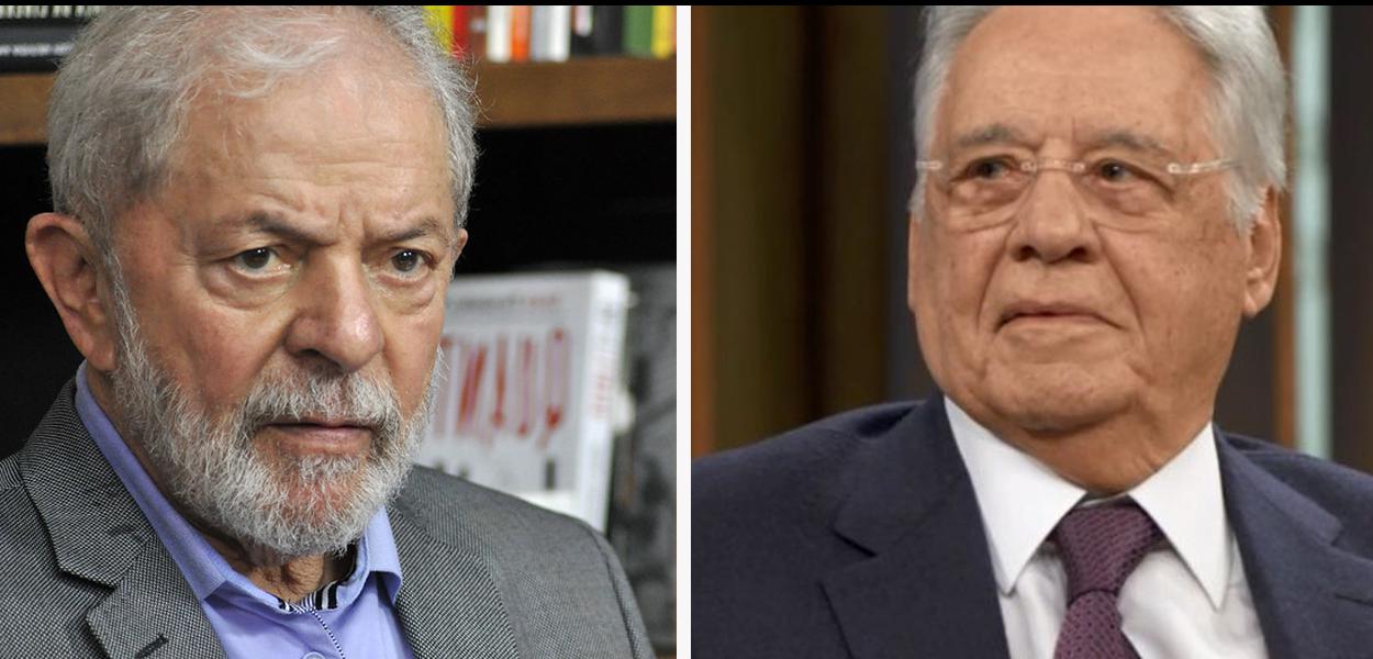 Lula e Fernando Henrique Cardoso