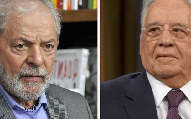 Lula e Fernando Henrique Cardoso