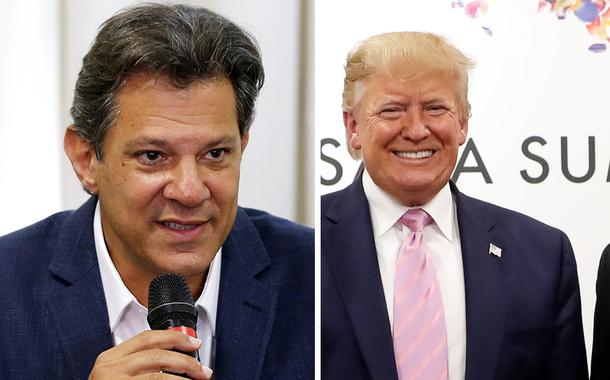 Haddad critica política de Bolsonaro diante de Trump