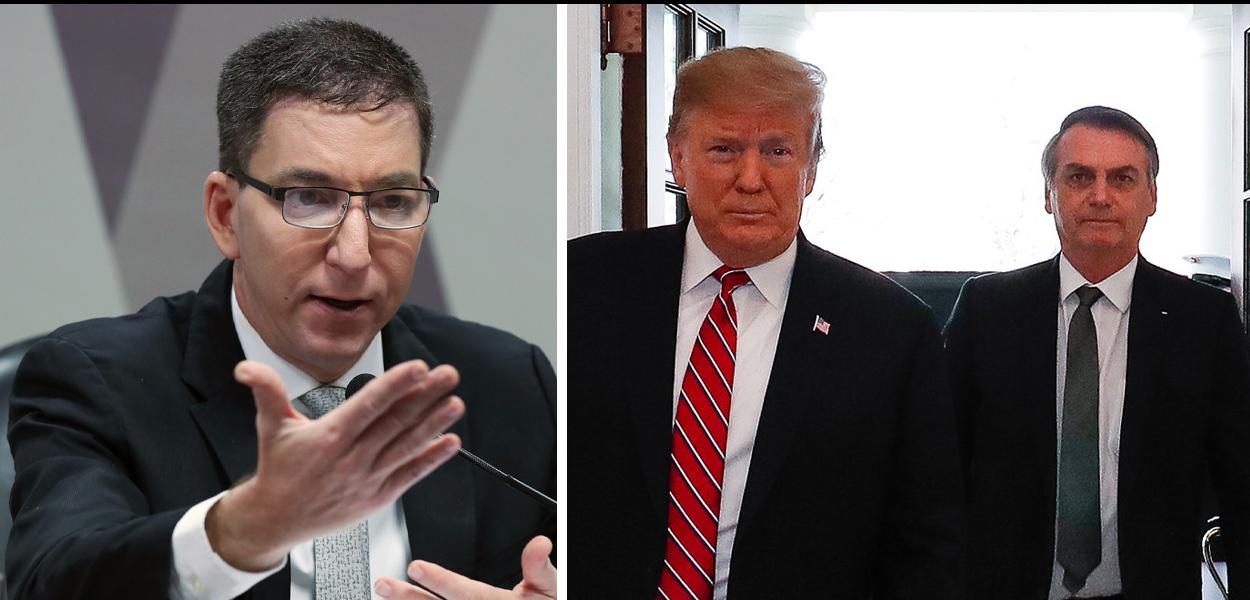 Glenn Greenwald critica submissão de Bolsonaro a Trump