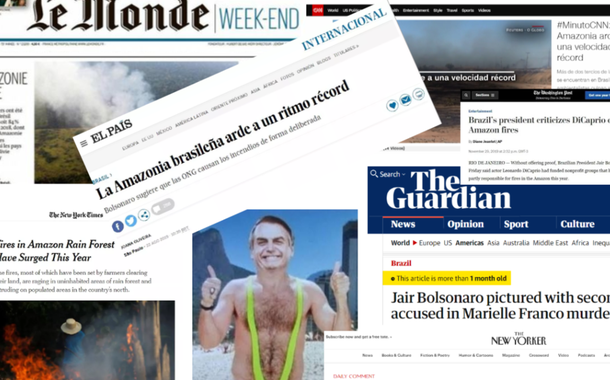 Notícias sobre Bolsonaro na imprensa estrangeira