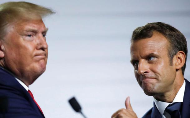 Trump e Macron
