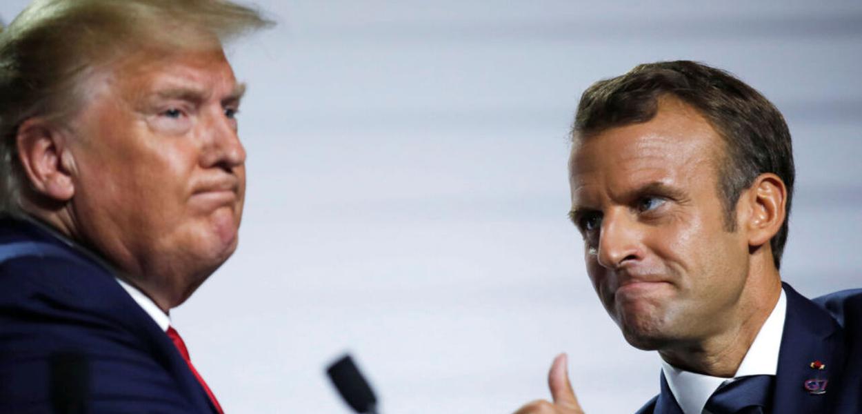 Trump e Macron