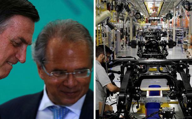 Jair Bolsonaro e Paulo Guedes