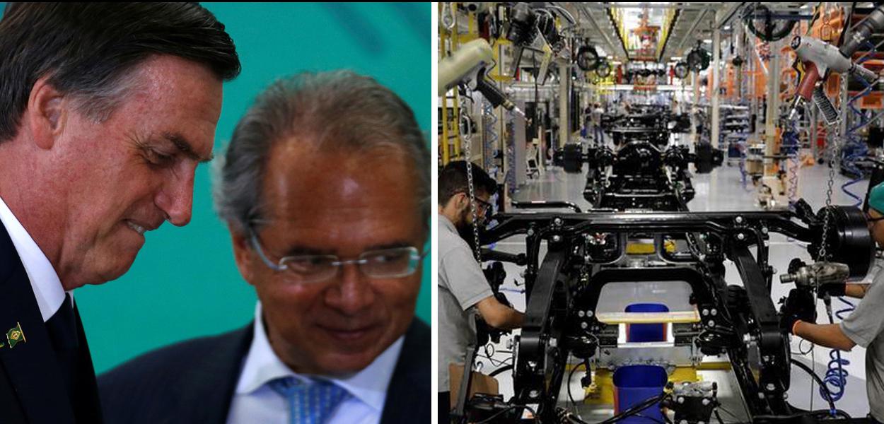 Jair Bolsonaro e Paulo Guedes