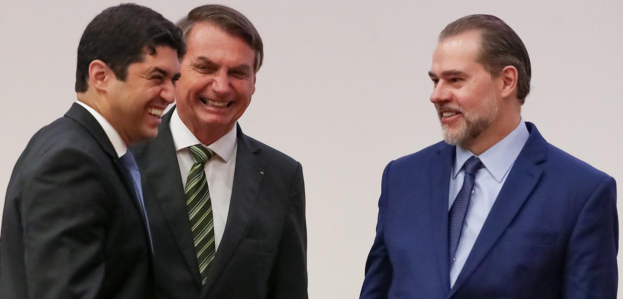 Wagner Rosário, Jair Bolsoanro e Dias Toffoli