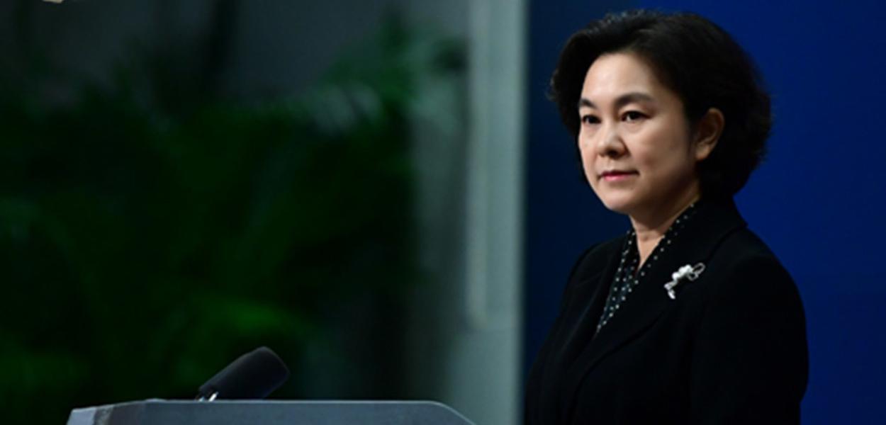Hua Chunying, porta-voz da Chancelaria chinesa
