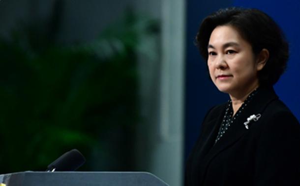 Hua Chunying, porta-voz da Chancelaria chinesa