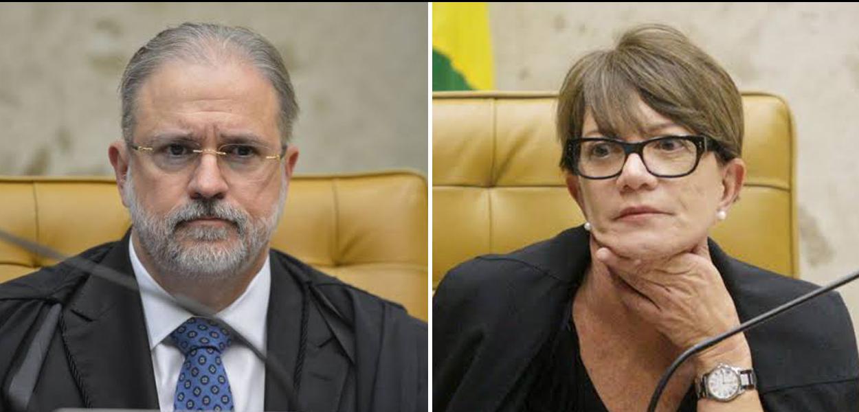 Augusto Aras e Deborah Duprat