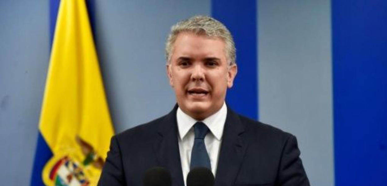 O presidente da Colômbia, Iván Duque