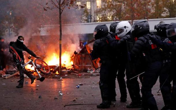 Greve geral na França é marcada por protestos