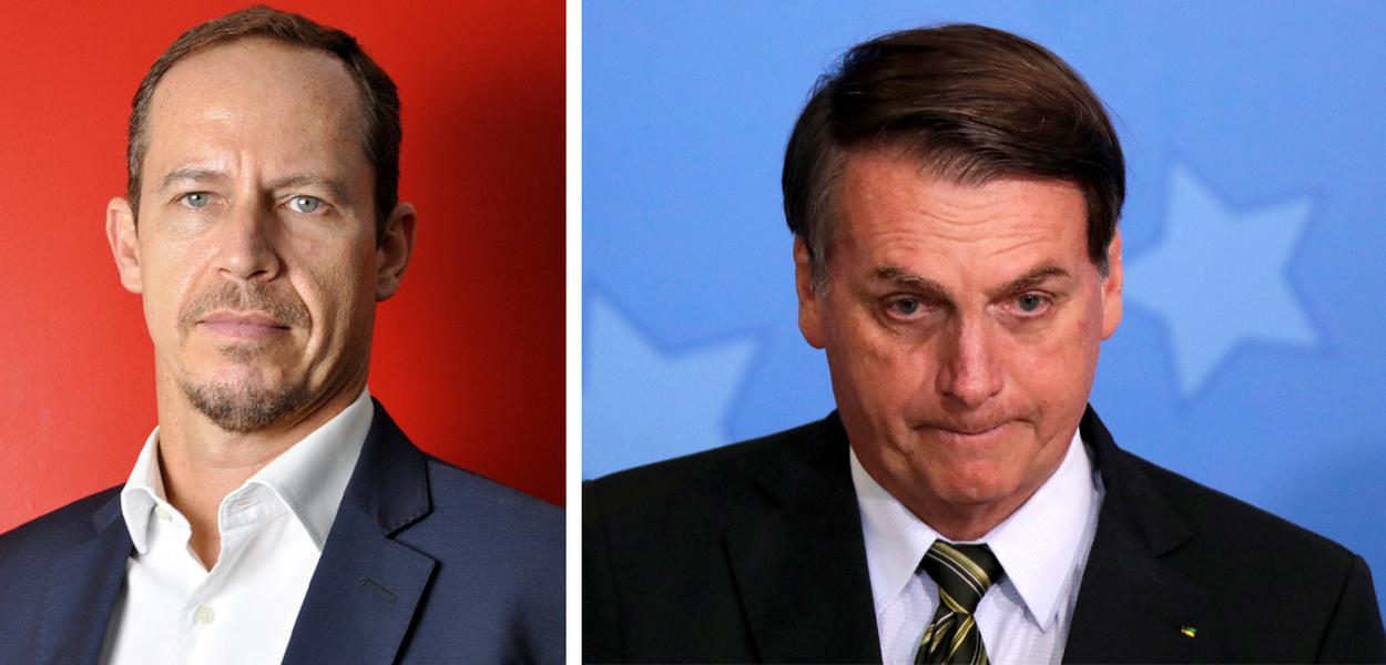 Ricardo Cappelli e Jair Bolsonaro