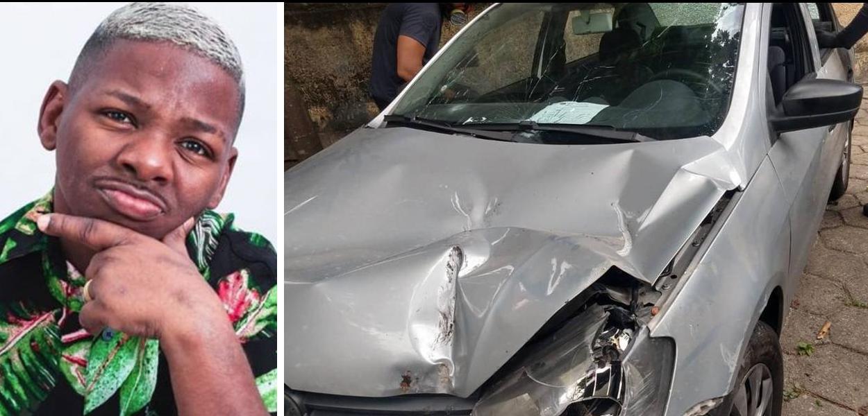 Diego Bunitinho estava dentro de um carro quando foi baleado