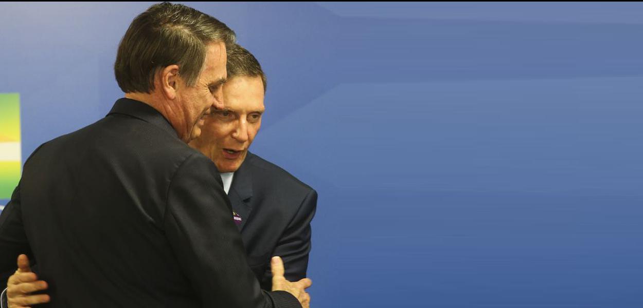 Jair Bolsonaro e Marcelo Crivella