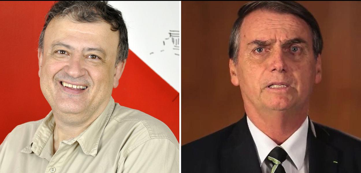 Christian Dunker e Jair Bolsonaro