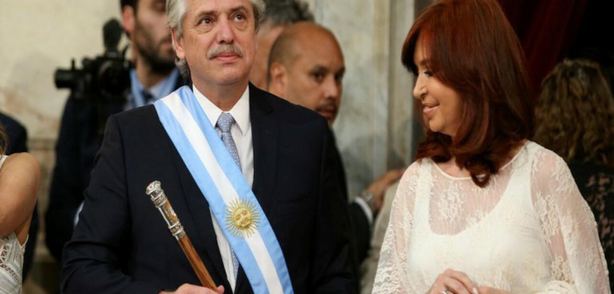 Alberto Fernánde e Cristina Fernández de Kirchner