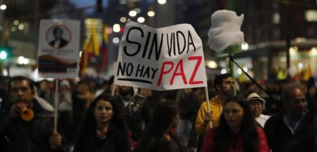 Colômbia luta por direitos humanos