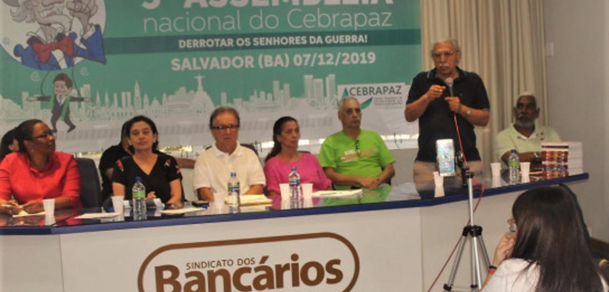 Jamil Murad fala aos delegados do congresso do Cebrapaz