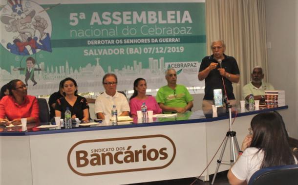 Jamil Murad fala aos delegados do congresso do Cebrapaz