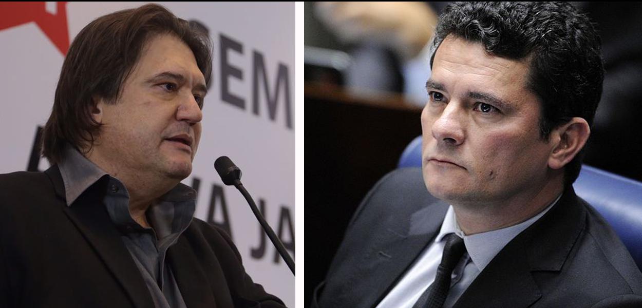 Pedro Serrano e Sérgio Moro