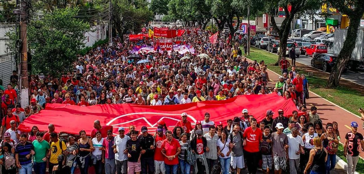 MTST protesta por moradia digna em São Paulo