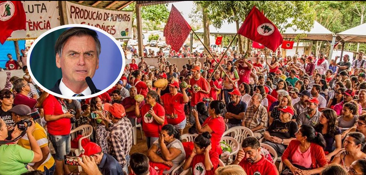 Jair Bolsonaro e manifestação do MST