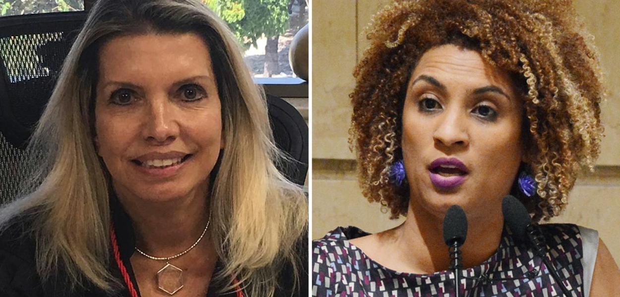 Marília Castro Neves e Marielle Franco