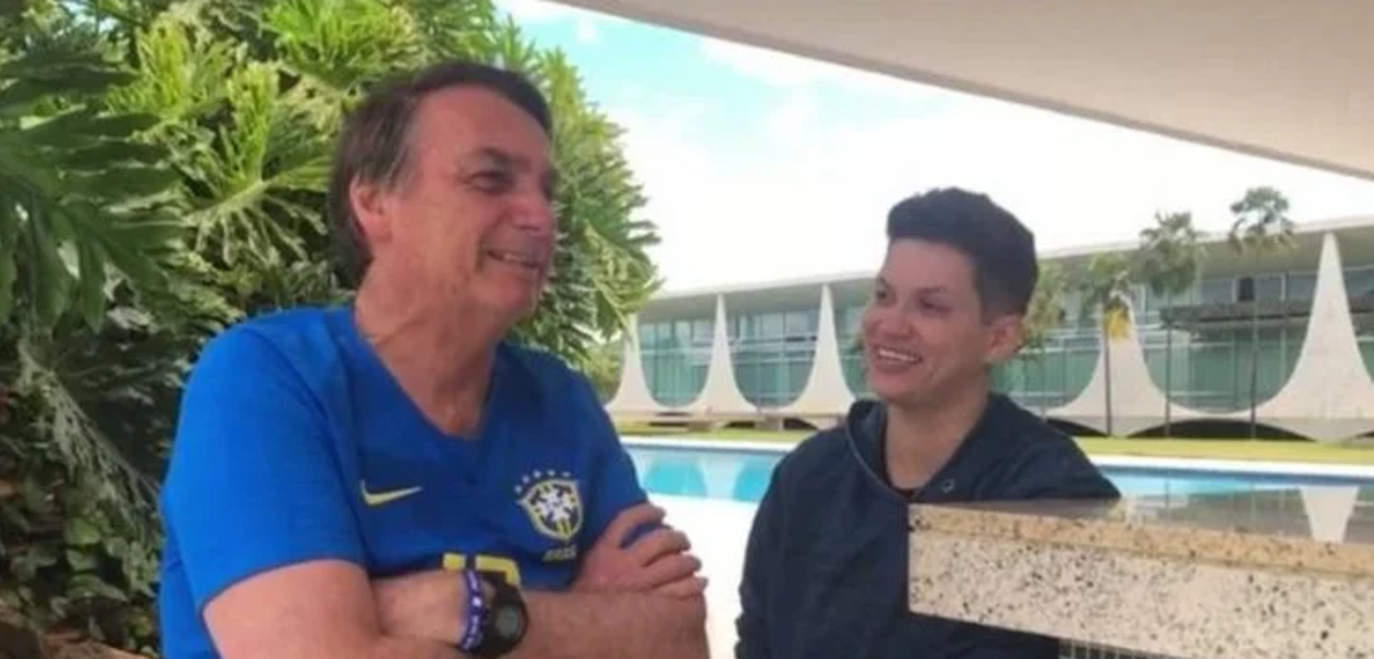 Jair Bolsonaro e Karol Eller