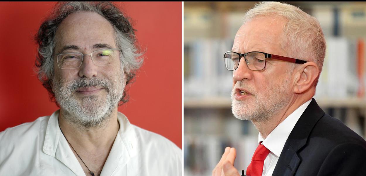 Pepe Escobar e Jeremy Corbyn