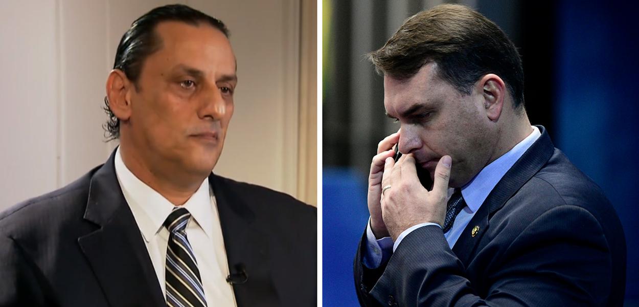 Fred Wassef e Flávio Bolsonaro